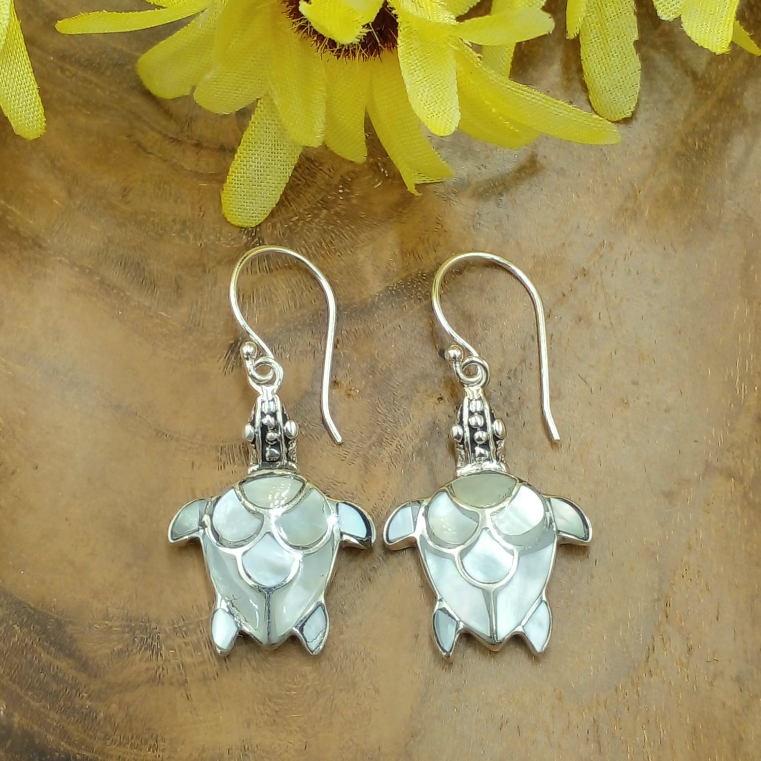Anting Perak Penyu Kerang