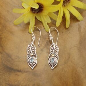 Anting Perak Bali Permata