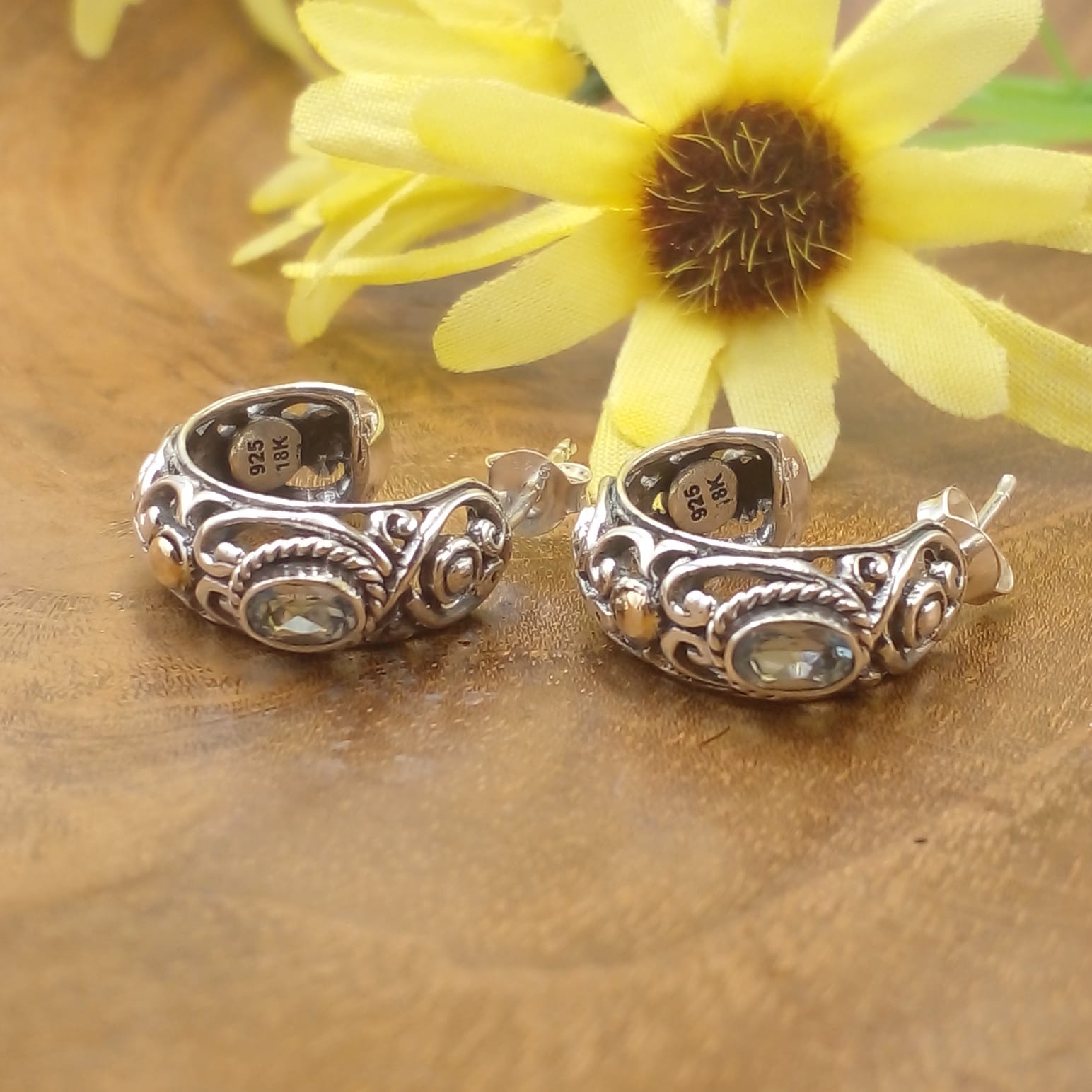 Anting Tusuk Perak Bali