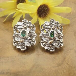 Anting Tusuk Klip Perak