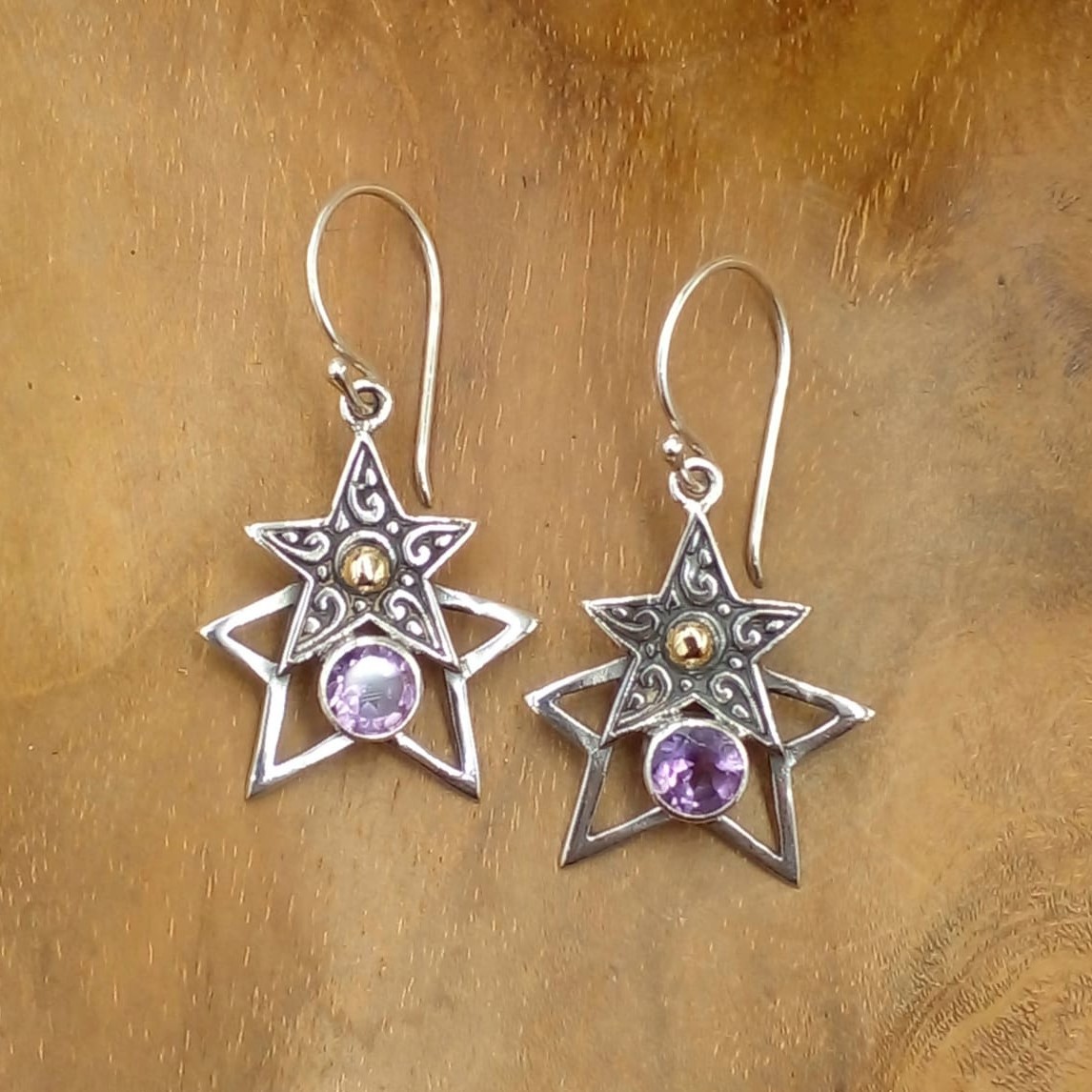 Anting Perak Bali Bintang