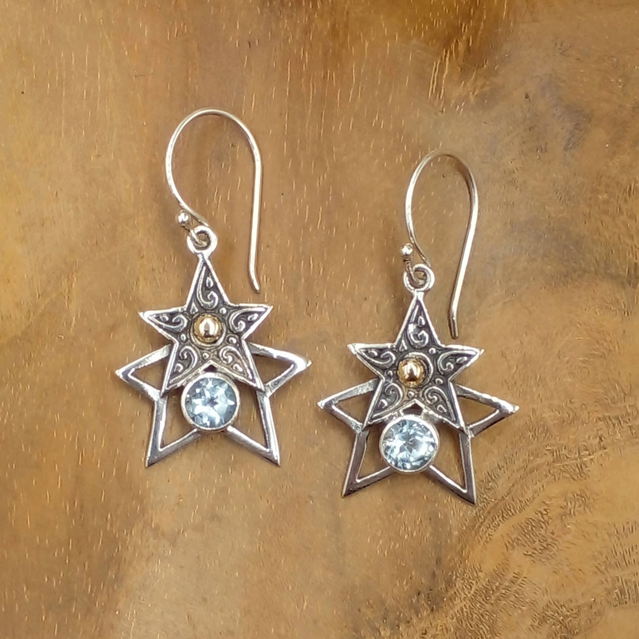 Anting Perak Bali Bintang