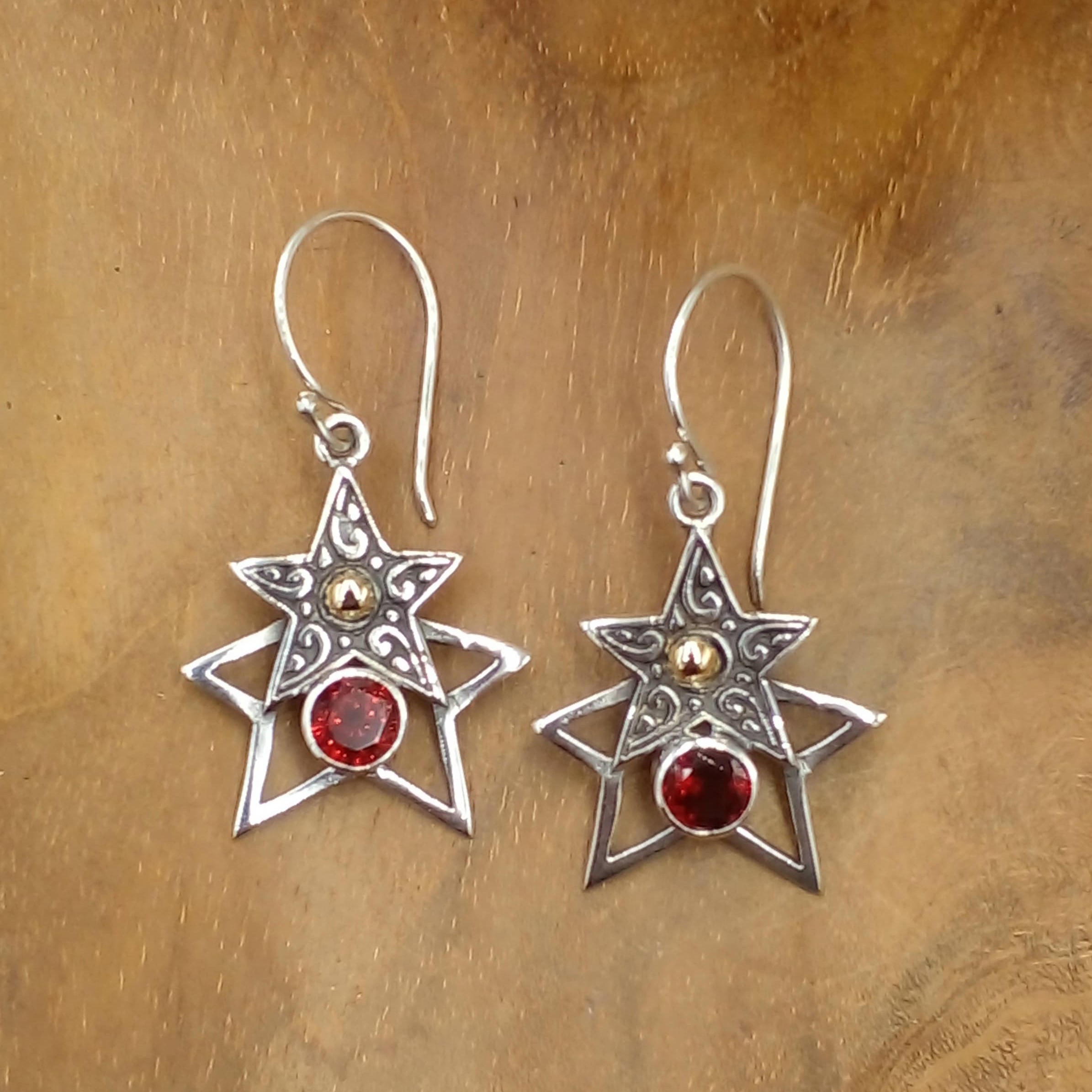 Anting Perak Bali Bintang