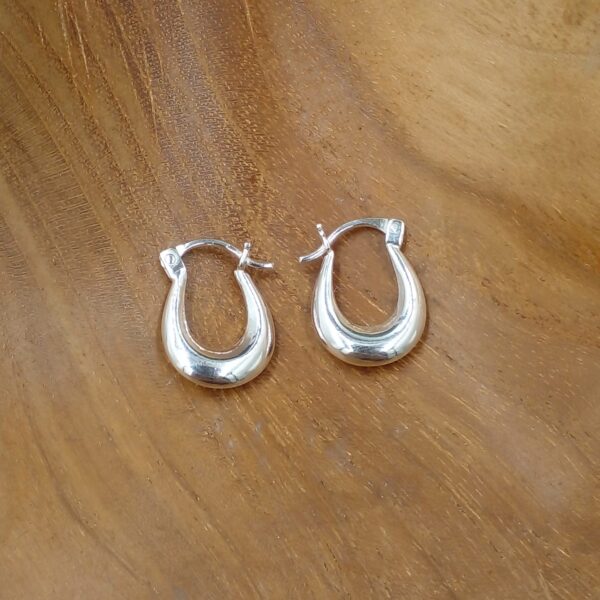 Anting Perak Polos Kreol