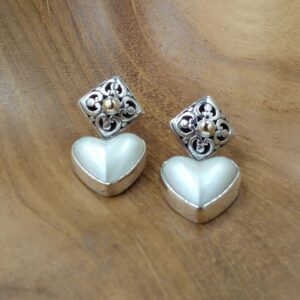 Anting Perak Tusuk Mutiara