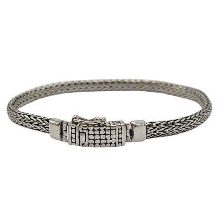 gelang perak pria asli