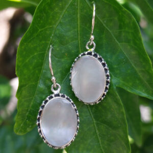 Anting Perak Kerang Oval Jawan Sari E1855 - Gambar 6