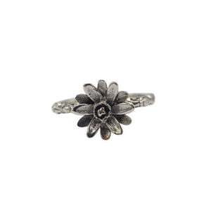 cincin perak bunga