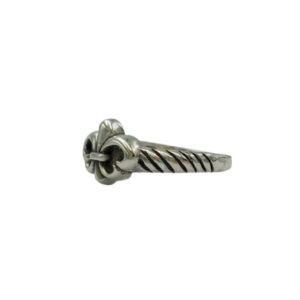 Cincin Perak Fleur de Lis R724 - Gambar 2