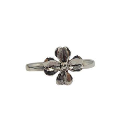 cincin perak clover
