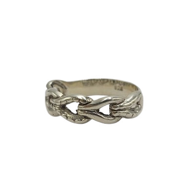 Cincin Perak Rantai Setengah R753