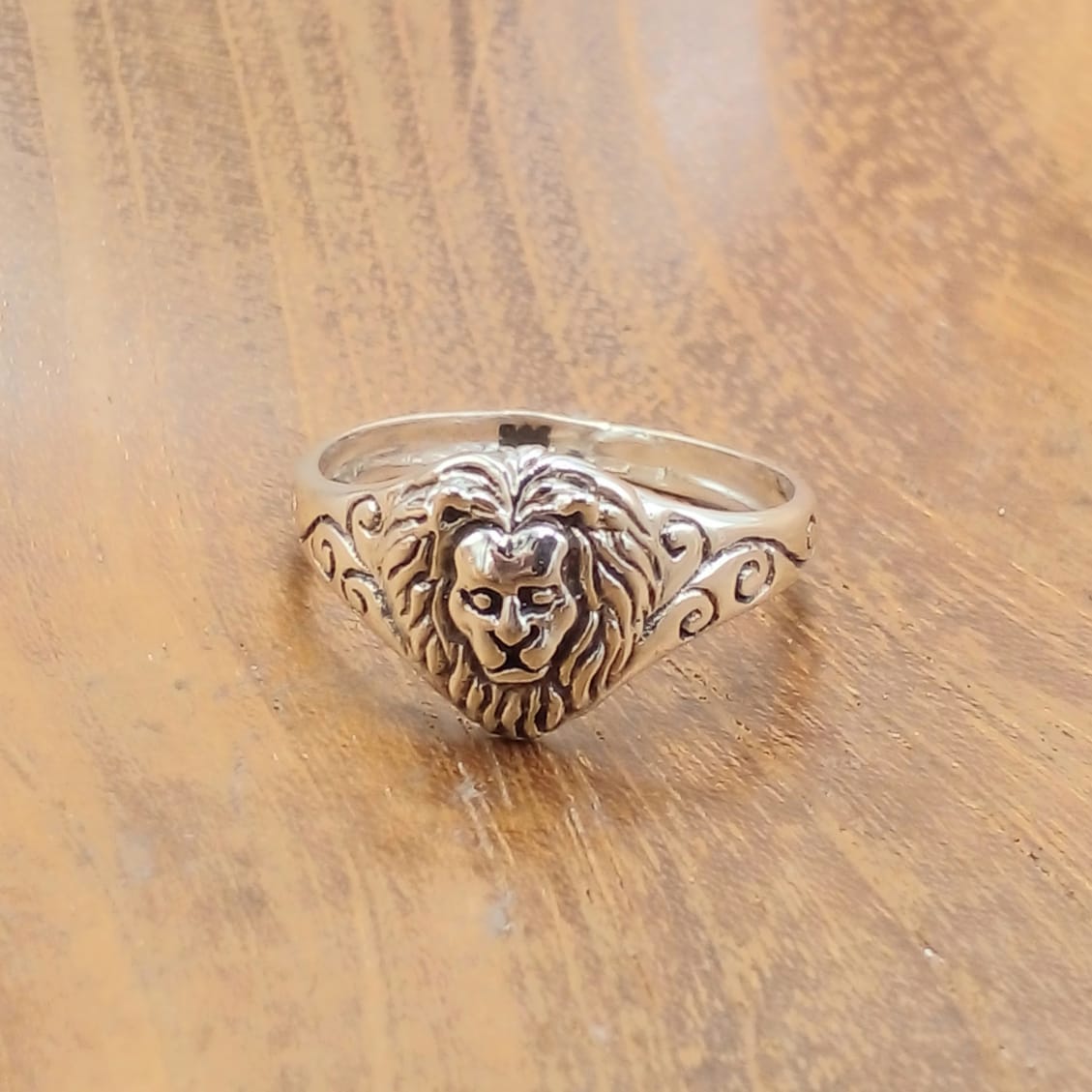 Cincin Perak Kepala Singa R775 - Gambar 3
