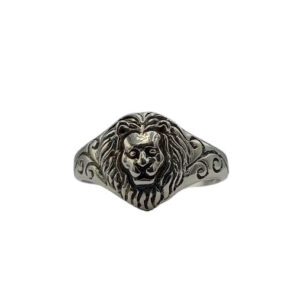 Cincin Perak Kepala Singa R775 - Gambar 1