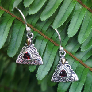 anting perak bali permata