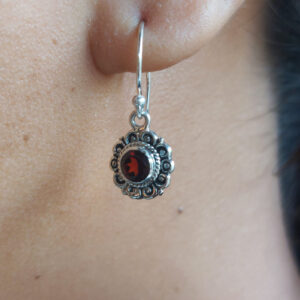 anting perak bali permata