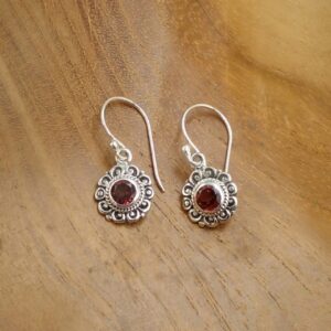anting perak bali permata