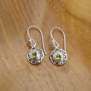anting perak bali permata