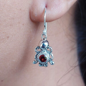 Anting Perak Gurita Permata E1881 - Gambar 5