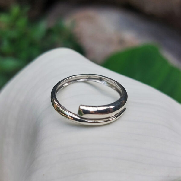 Cincin Perak Lilit Plain R694
