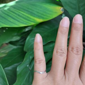 cincin perak wanita simple