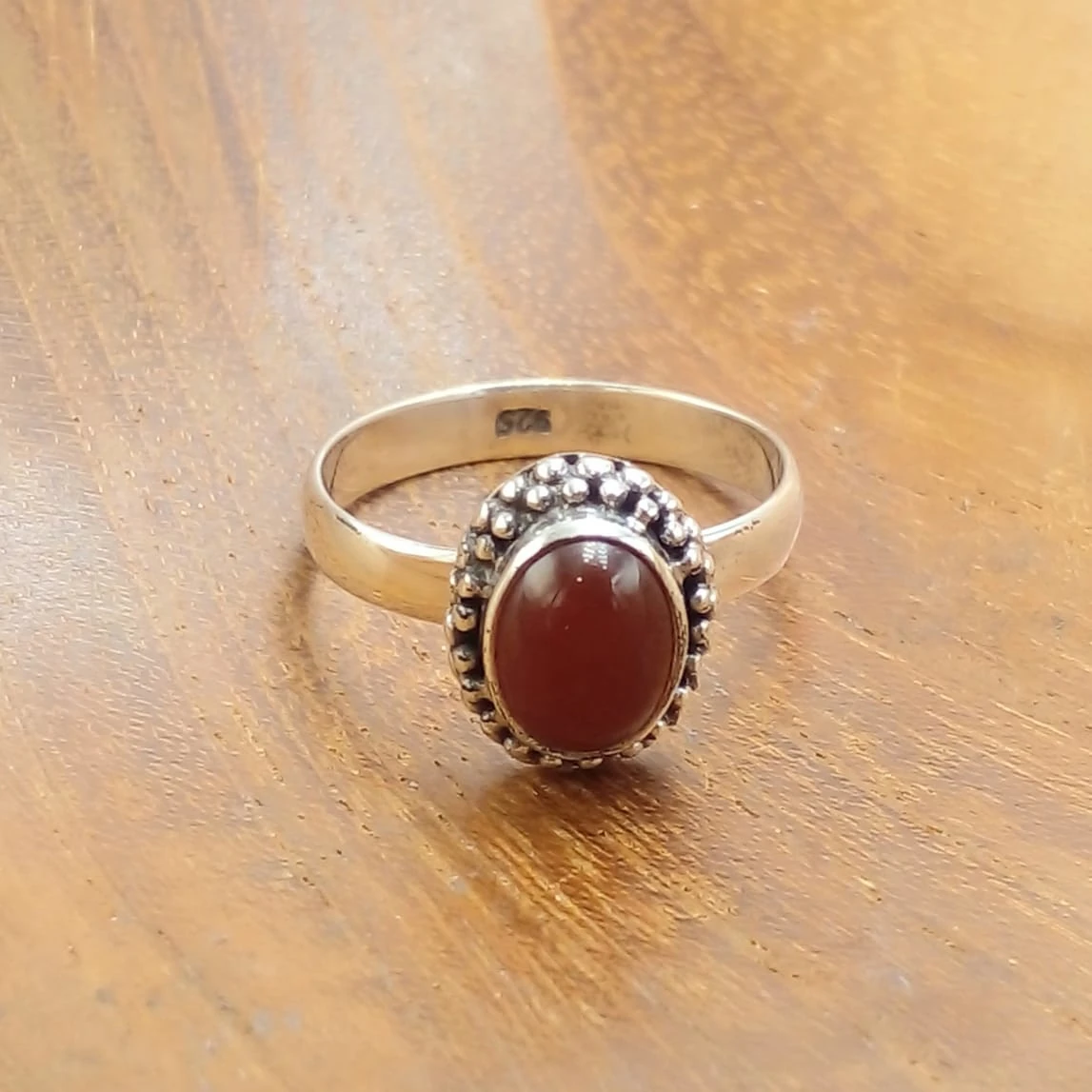 Cincin Perak 925 Wanita Permata R735 - Gambar 3