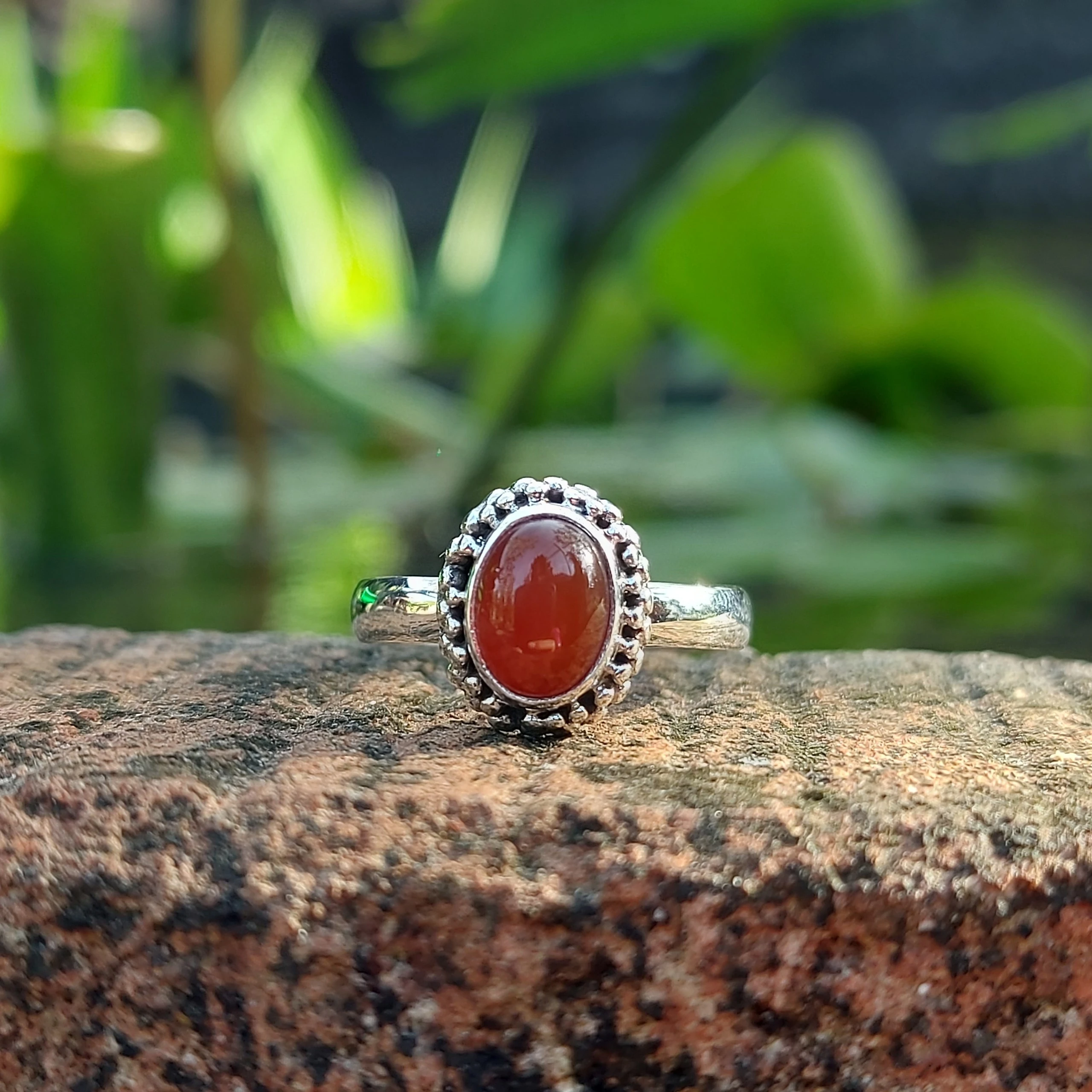 Cincin Perak 925 Wanita Permata R735 - Gambar 5