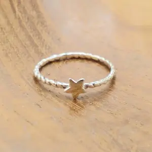 Cincin Simple Wanita Perak 925 Bintang R771 - Gambar 3